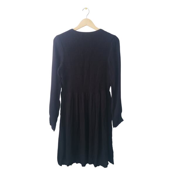 Maeve By Anthropologie Masse Midi Dress Black Size Medium - Picture 4 of 10